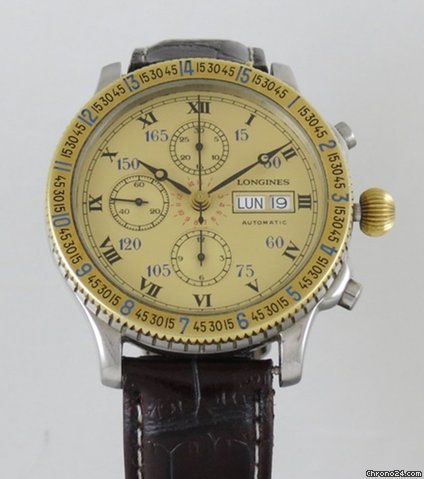 replica Longines LINDBERGH CHRONO DAY DATE HOUR ANGLE WATCHES 1