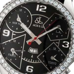 Jacob & Co. Five Time Zones JC-2 3.25 carat bezel WATCHES 2