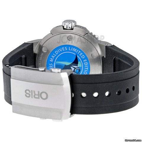 replica Oris Maldives Limited Edition Blue Dial Automatic Rubber Mens Watch 01 643 7654 7185 Set-RS WATCHES 1