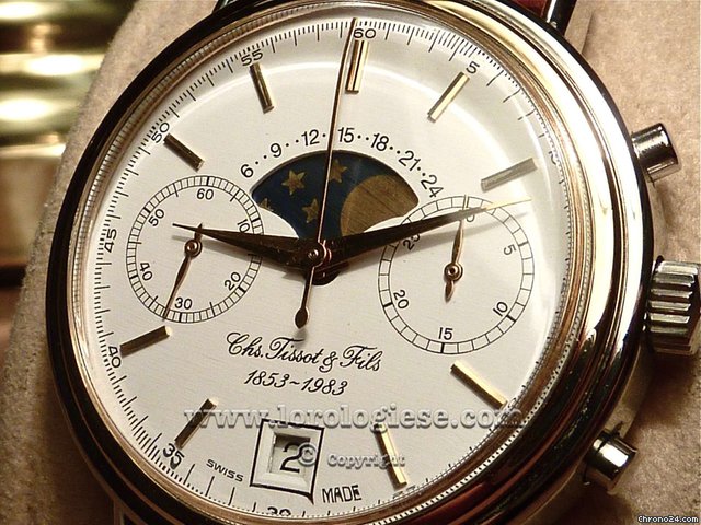 replica Tissot Complicatio Chronograph with Moon Phases and Date WATCHES 1 