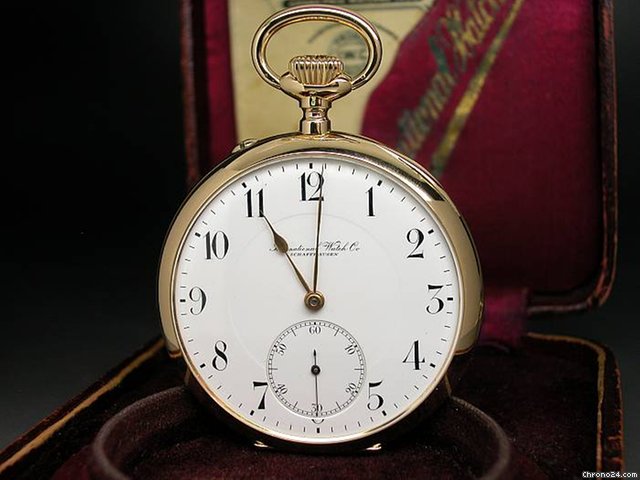 IWC "Antike Lepine Taschenuhr 14K/585 Gold von 1913"Cal. 52 WATCHES 2