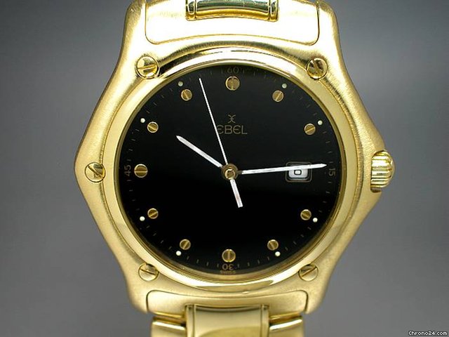 replica Ebel "1911 Medium" Band und Geh?use in 18K/750 Gelbgold WATCHES 1