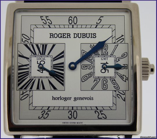 replica Roger Dubuis Golden Square Dual Time WATCHES 1