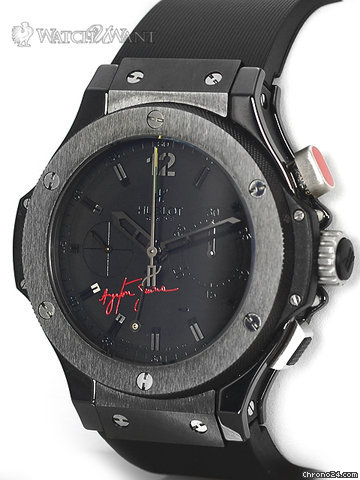 replica Hublot Big Bang LTD ED Ayrton Senna Rattrapante Chronograph (500 Pieces) - 44mm Ceramic & Titanium - 309.CM.134.RX.AES07 WATCHES 1