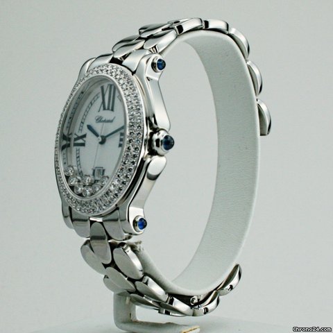 Chopard Oval 7 Floating Diamonds WATCHES 2