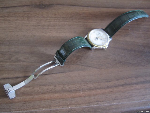 Tissot C285/385 Triple Date Mondphase L¨¹nette + Krone 18k Gold WATCHES 2