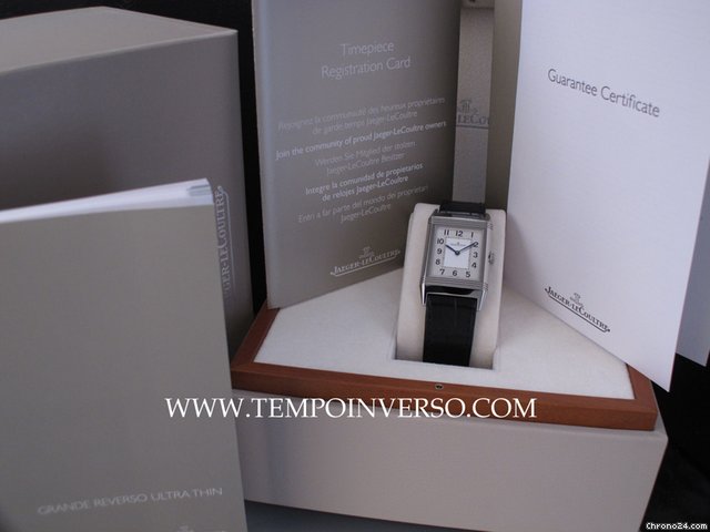 Jaeger-LeCoultre Reverso Ultra Thin silver full set 2012 WATCHES 2