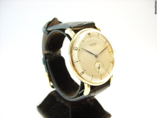 Longines Or massif 18K annees 1950 WATCHES 2