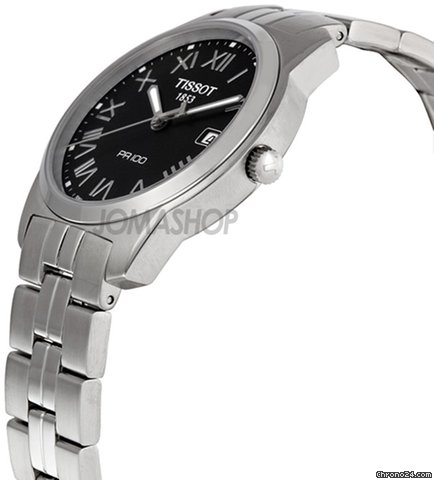 Tissot PR 100 Black Dial Bracelet Mens Watch T0494101105301 WATCHES 2