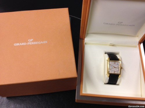 Girard Perregaux Vintage 1945 ref 2585 Oro Gold Power Reserve Riserva Carica WATCHES 2