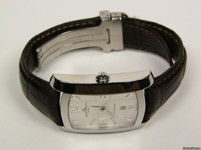 Baume & Mercier & automatic steel and leather Ref. 65308 WATCHES 2