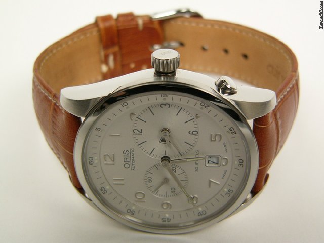 Oris classic steel and leather. Ref. 7513 WATCHES 2