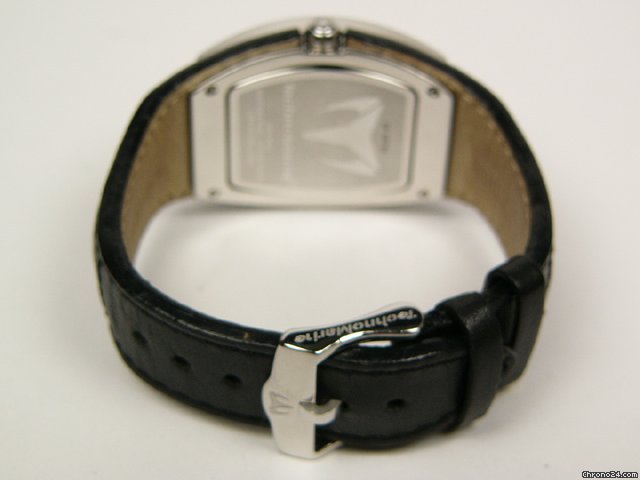 replica Technomarine stainless steel with black leather strap LR00754 WATCHES 1