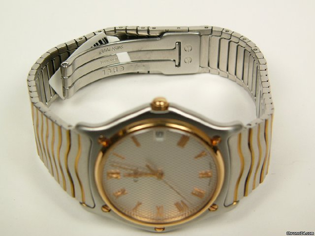 Ebel classic wave stainless steel and yellow gold Mod. 54662301 WATCHES 2