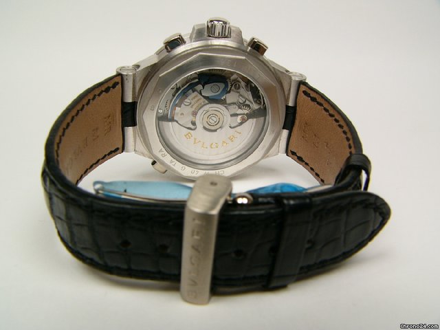 replica Bulgari Diagono Rattrapante white gold Mod. CHW40GTARA WATCHES 1