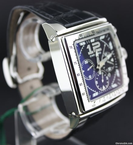 Chopard Two O Ten unisex steel, croco strap Chronograph WATCHES 2