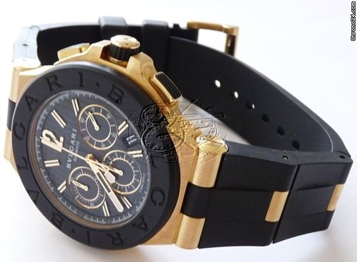 Bulgari DIAGONO 18K GOLD CHRONOGRAPH MENS WATCH WATCHES 2