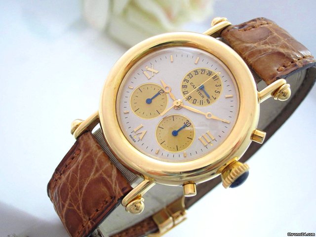 replica Cartier Diabolo Chronograph Chronoflex WATCHES 1 