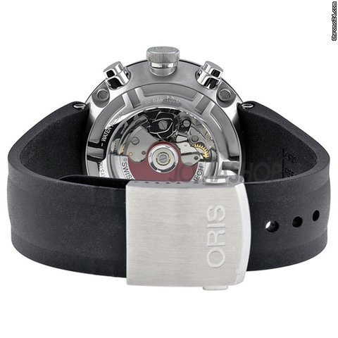 replica Oris TT1 Chrono Black Rubber Stainless Steel Mens Watch 01 674 7659 4163 07 4 25 06 WATCHES 1