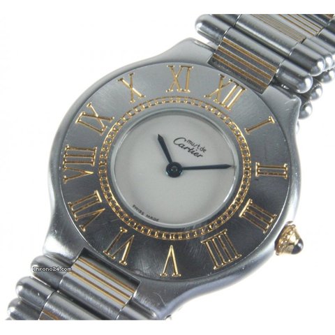 Cartier Must de Cartier 21 Stahl / Gold WATCHES 2