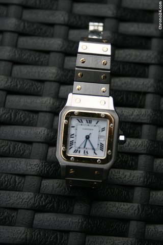 replica Cartier Santos Gold-Stahl Automatik WATCHES 1