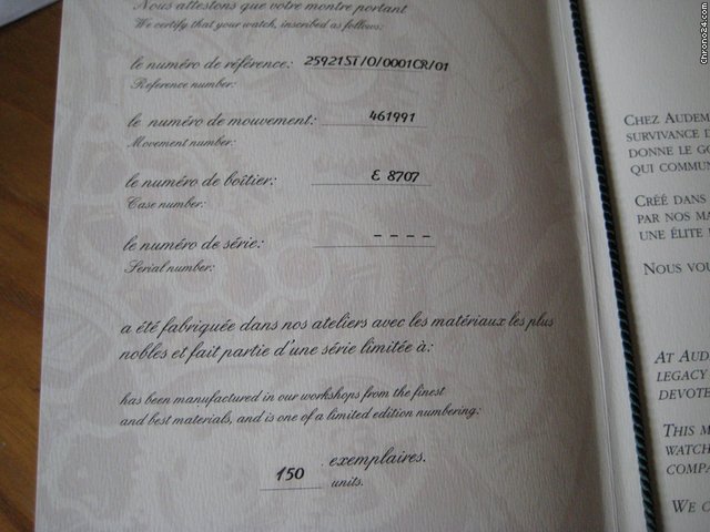 Audemars Piguet Joules WATCHES 2