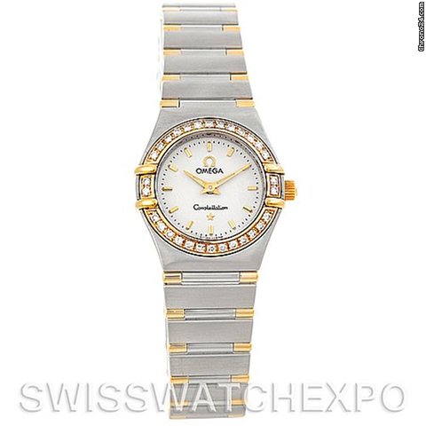 Omega Constellation Mini Steel And Gold Diamond Watch WATCHES 2