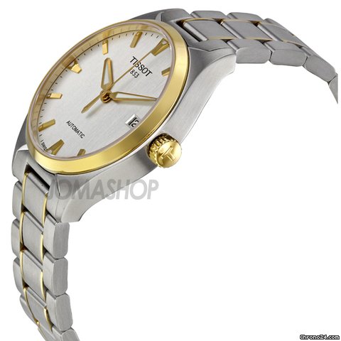 Tissot T-Tempo Silver Dial Automatic Two-tone Stainless Steel Mens Watch T0604072203100 WATCHES 2