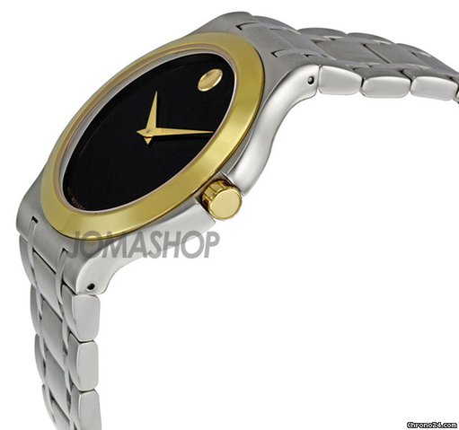 Movado Black Dial Stainless Steel Mens Watch 0606465 WATCHES 2