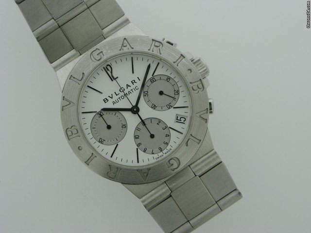 Bulgari Chronograph auto white gold WATCHES 2