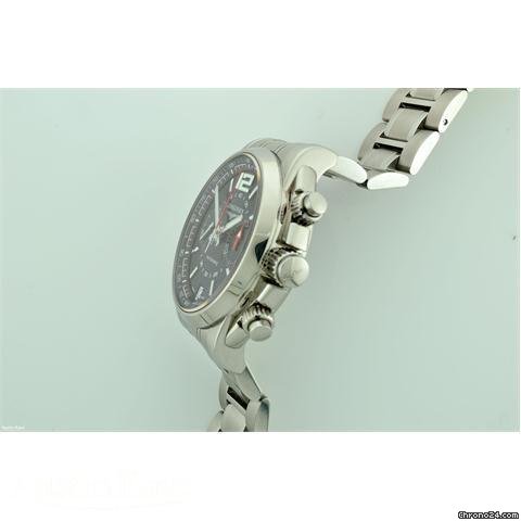 replica Longines Admiral steel automatic chronograph on bracelet WATCHES 1