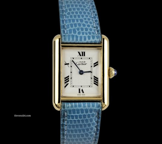 Cartier Must de Tank 18k Ladies WATCHES 2