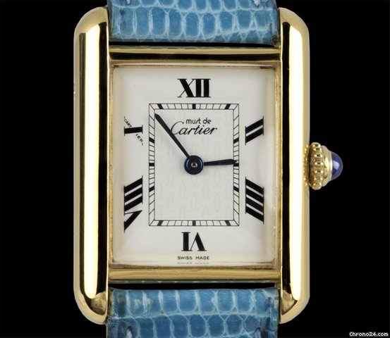 replica Cartier Must de Tank 18k Ladies WATCHES 1