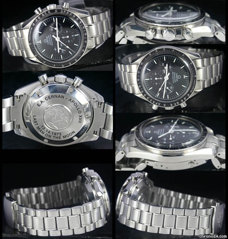 Omega Speedmaster Chronograph Professional E.A. CERNAN APOLLO XV11 WATCHES 2