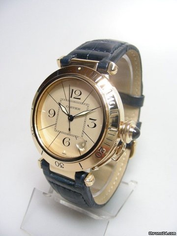 Cartier Pasha big size yellow gold or jaune automatique WATCHES 2