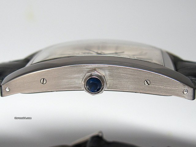 replica Cartier TANK AMERICAINE LARGE in 750/18K Wei gold WATCHES 1