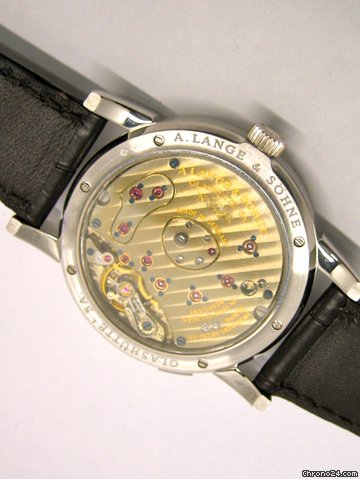 replica A. Lange & Sohne Lange 1 Platin schwarzes Zifferblatt WATCHES 1