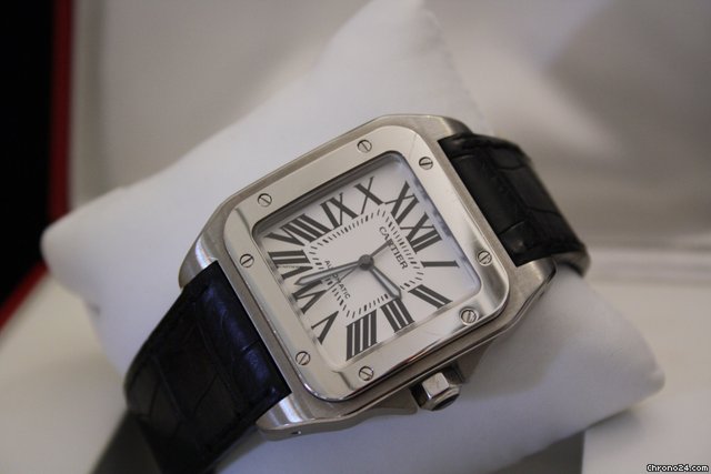 Cartier SANTOS 100 XL FULL SET WATCHES 2