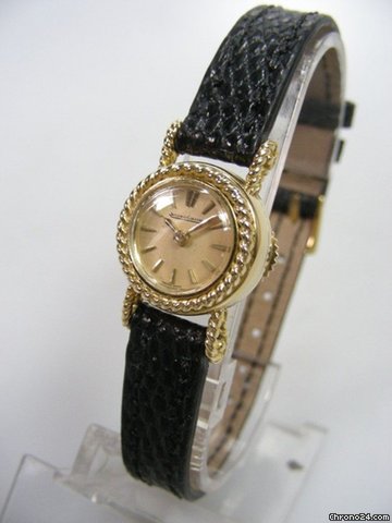 Jaeger-LeCoultre Chaines lady vintage en or jaune/cuir WATCHES 2
