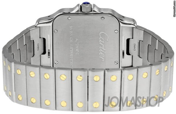replica Cartier Santos Galbee 18kt Yellow Gold and Steel XL Mens Watch W20099C4 WATCHES 1