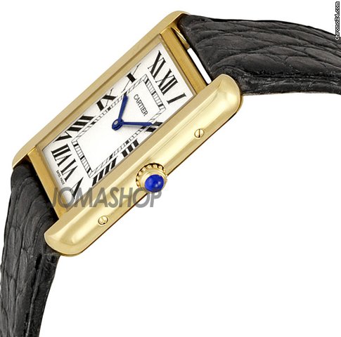 Cartier Tank Solo 18k Yellow Gold Mens Watch W1018855 WATCHES 2