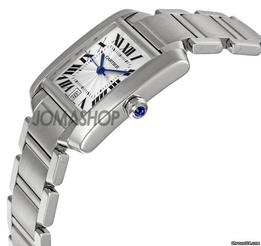 Cartier Tank Francaise Steel Mens Watch W51002Q3 WATCHES 2