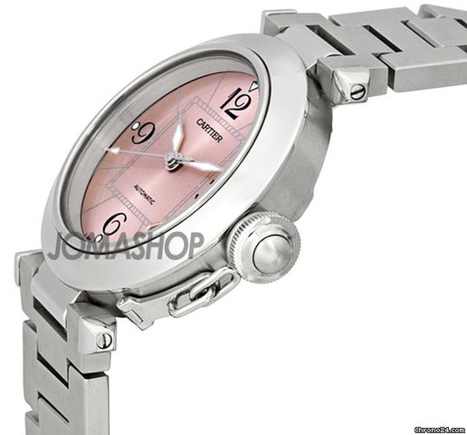 Cartier Pasha C Pink Automatic Unisex Watch W31075M7 WATCHES 2