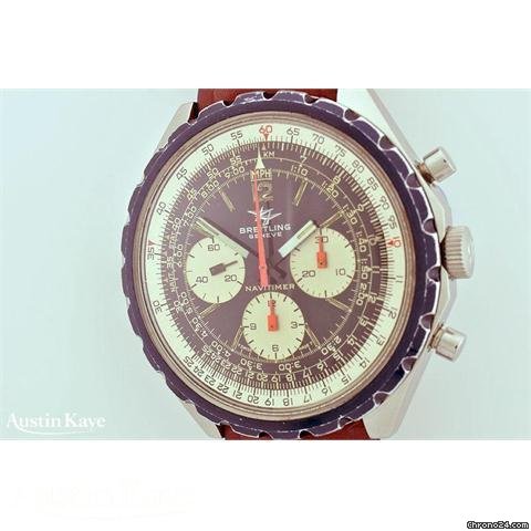 Breitling Navitimer steel manual chronograph on strap WATCHES 2