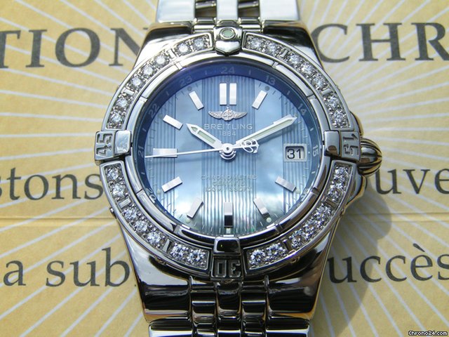 replica Breitling Starliner MOP mit Brillantl¨šnette blaues ZB blue d WATCHES 1
