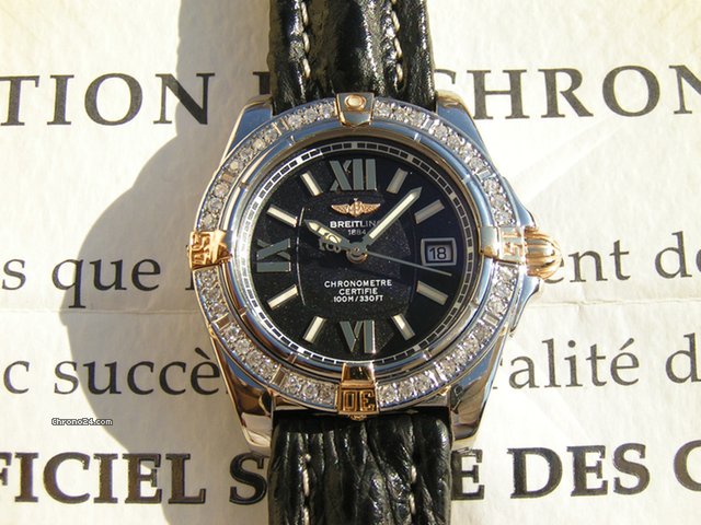 replica Breitling Cockpit Lady schwarzes Zifferblatt WATCHES 1