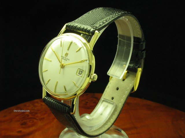 Breitling Geneve 18kt 750 Gold Automatic Kaliber 4002 Herrenuhr WATCHES 2