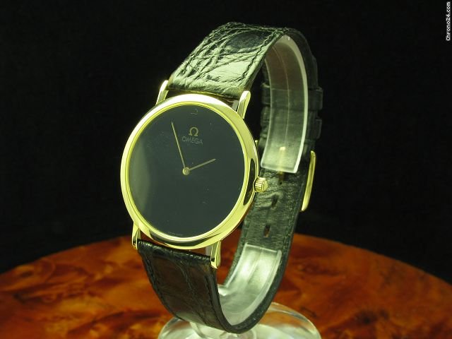 Omega De Ville Gold Mantel / Edelstahl Herrenuhr Inkl. Box WATCHES 2