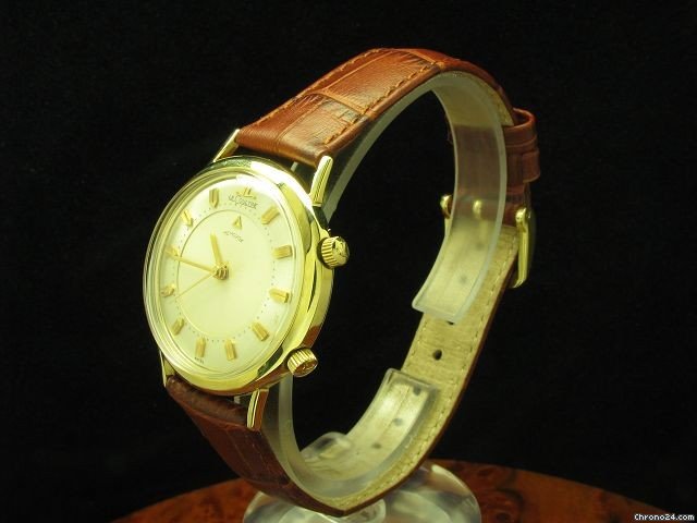 Jaeger-LeCoultre Memovox Gold Mantel Herrenuhr 1959 / Ref 3041 WATCHES 2