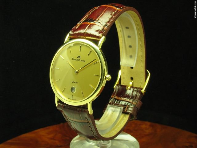 Maurice Lacroix 18kt 750 Gold Herrenuhr Mit Datum WATCHES 2